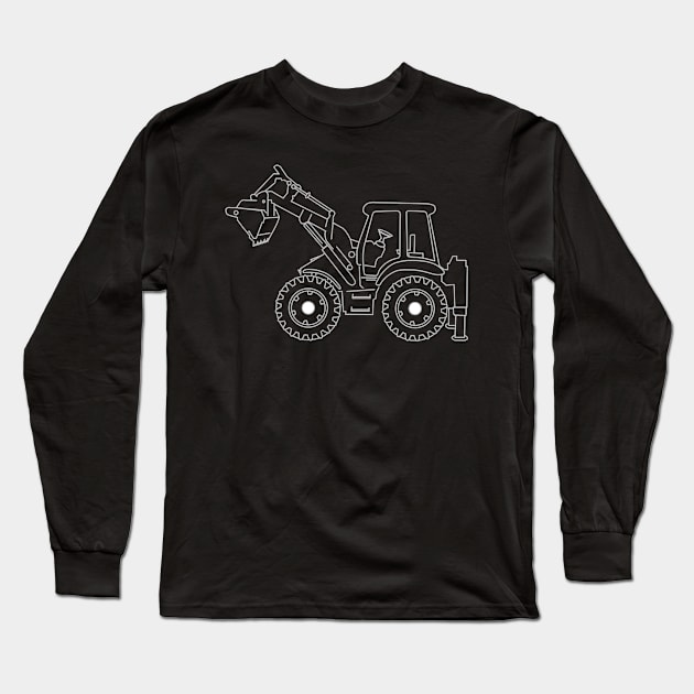 Excavator Long Sleeve T-Shirt by Aurealis